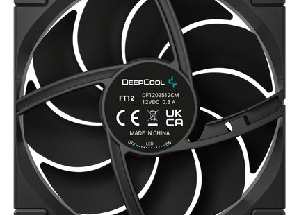 Ventilador 120x120 Deepcool Ft12 Black