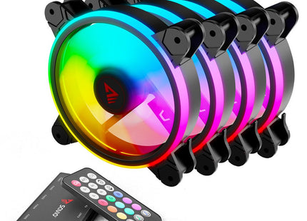 EAN 5901986047940 - Savio FAN-01 4-pack 120mm ARGB fan including controller and remote control Carcasa del ordenador Ventilad imagen 1