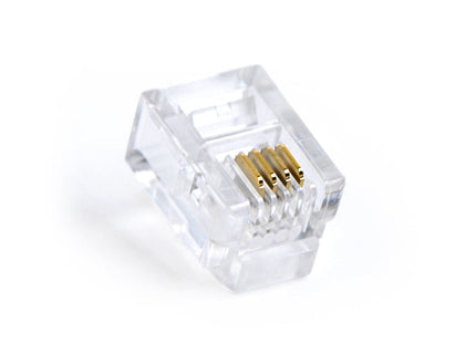 EAN 8716309101394 - Gembird MP-6P4C/100 conector Oro, Transparente imagen 2