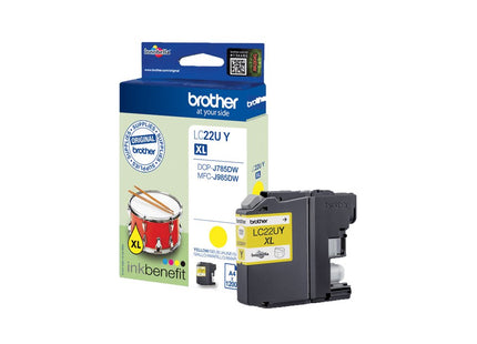 EAN 4977766760096 - Brother LC22UY cartucho de tinta 1 pieza(s) Original Amarillo imagen 1