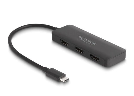 Delock Usb Tipo-C Splitter (Dp Alt Mode) A 3 X Hdmi 4k 60 Hz