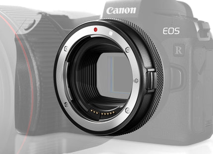 Adaptador Canon Ef-Eos R Adaptador De Montura Con Anillo De Control Para Canon Ef/Ef-S  Adaptador