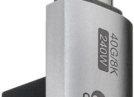 Goobay 74444 Usb-C Adapter Vertical 90° Short, Usb4