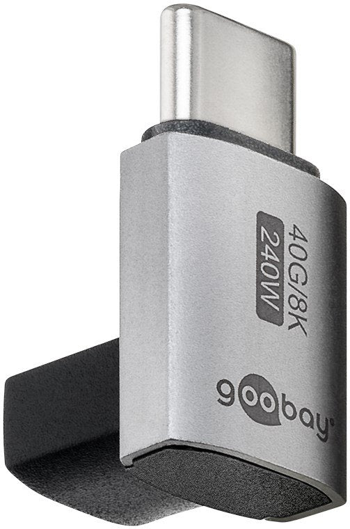 Goobay 74444 Usb-C Adapter Vertical 90° Short, Usb4