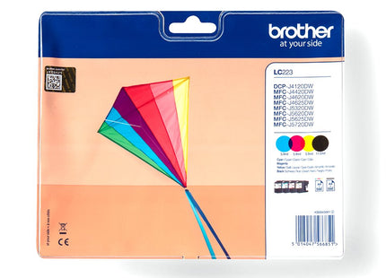 Tinta Original Brother Lc223 Value Bp Ink & Dr Sec Tag