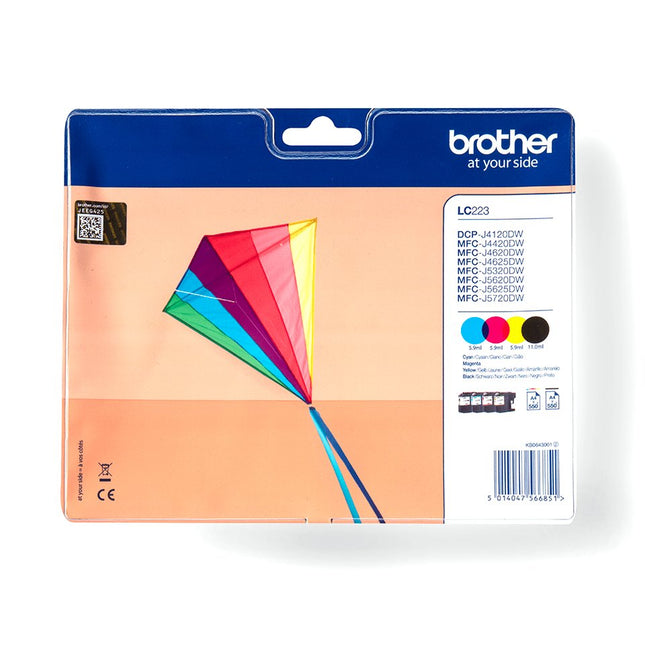 Tinta Original Brother Lc223 Value Bp Ink & Dr Sec Tag