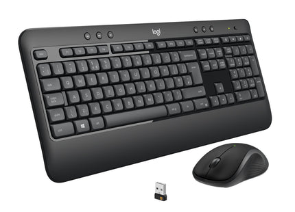 EAN 5099206077461 - Logitech 920-008685 teclado Ratón incluido Universal USB QWERTY Internacional de EE.UU. Negro, Blanco imagen 1