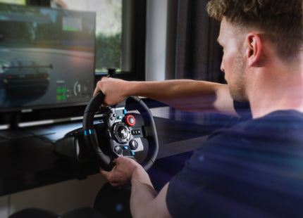 EAN 5099206057302 - Logitech G 941-000112 mando y volante Negro USB 2.0 Volante + Pedales Analógico PC, PlayStation 4, PlaySt imagen 3