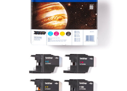 Tinta Original Brother Lc1240 Negro, Amarillo, Cian, Magenta