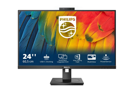 Philips 5000 Series 24b1u5301h/00 Led Display 60,5 Cm (23.8") 1920 X 1080 Pixeles Full Hd Lcd Negro