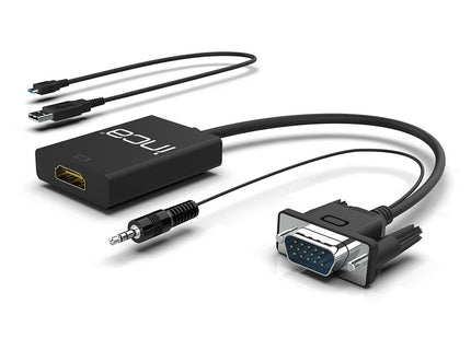 Inca Adaptador Ivth-02 Vga + Usb-A + Audio > Hdmi 0.2m Retail