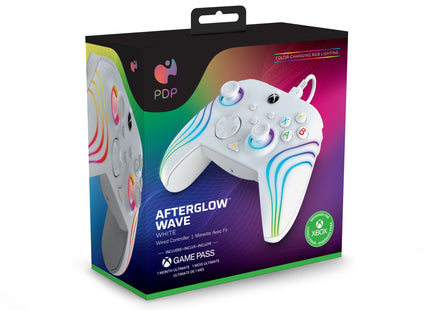 Controller Wired Afterglow Wave Blanco