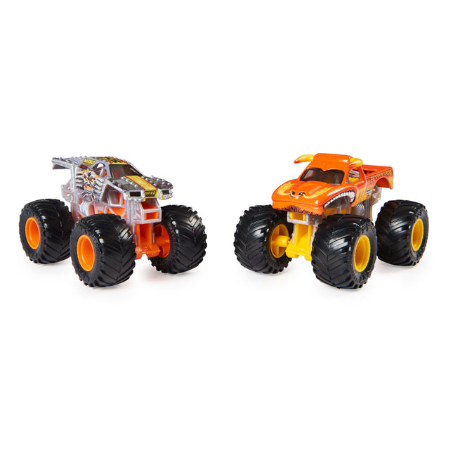 Spin Master Monster Jam - Pack De Dos Con Max-D Y El Toro Loco Escala 1:64 6066633