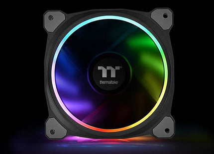 Thermaltake Riing Plus 12 Rgb Kit 3x Ventilador + 3x Lumi Cl-F076-Pl12sw-A