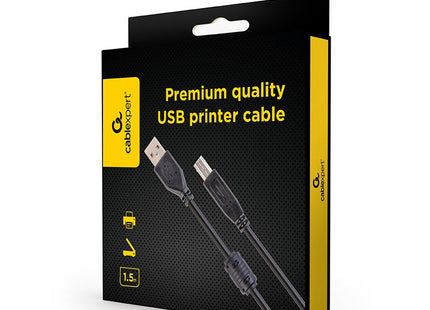 Gembird Cable De Impresora Usb 2.0, 1,5 M Ccfb-Usb2-Ambm-1.5m
