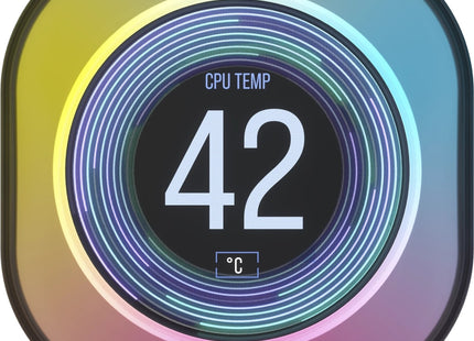 Corsair Icue Link Aio Módulo De Pantalla Lcd, Monitor 5,33 Cm (2,1 Pulgadas), Negro, Para Sistemas De Refrigeración Por Agua Icue Link Aio Cw-9061011-Ww