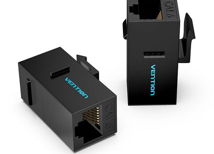 Adaptador Conector Rj45 Ipgb0-5 Cat6 Utp Rj45 Hembra Rj45 Hembra 5 Uds Negro