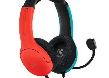 Pdp Lvl40 Auriculares Diadema Negro, Azul, Rojo [De-Version] Nintendo Switch