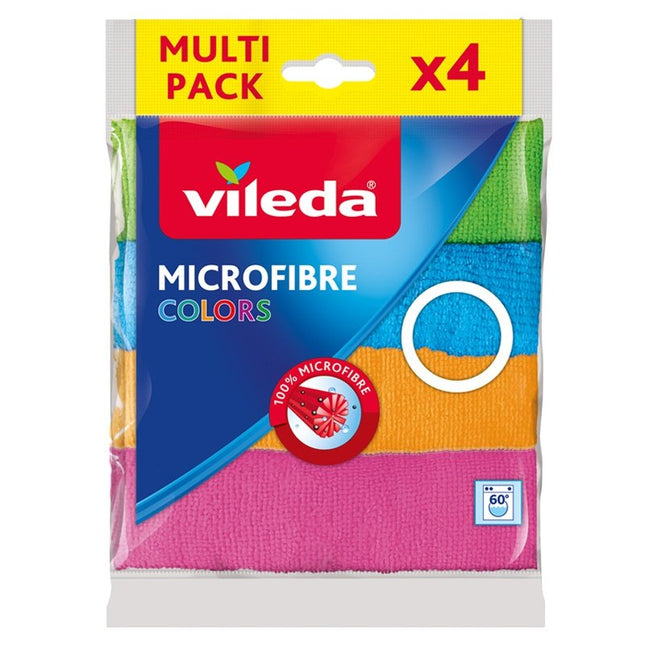 Paño Microfibra Vileda Col 155717 4 Piezas
