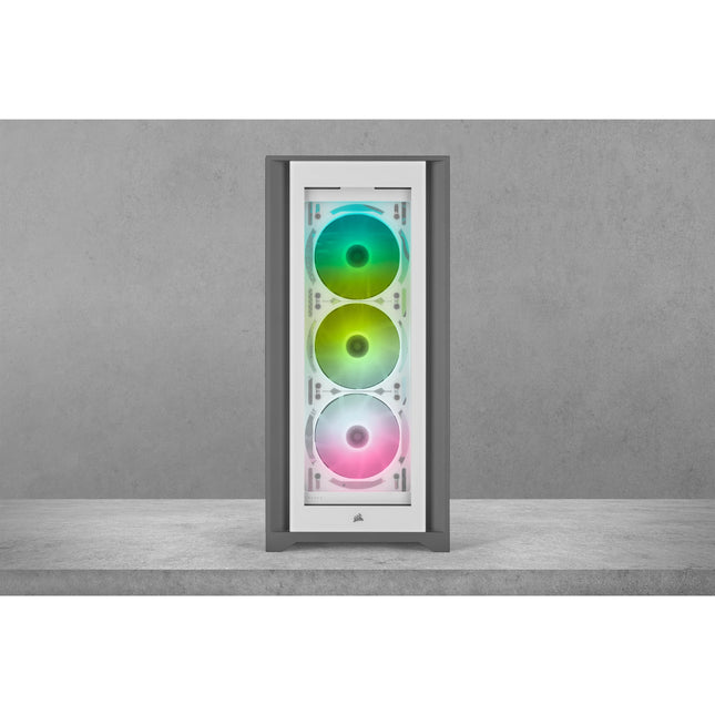 EAN 0840006637776 - Corsair SP120 RGB ELITE Carcasa del ordenador Ventilador 12 cm Blanco 3 pieza(s) imagen 2