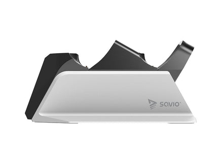Savio Gcs-01 Estación De Carga Doble Para Pads Ps5, Dual Sense, Usb, Negro