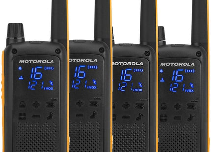 EAN 5031753007218 - Motorola Talkabout T82 Extreme Quad Pack two-way radios 16 canales Negro, Naranja imagen 1