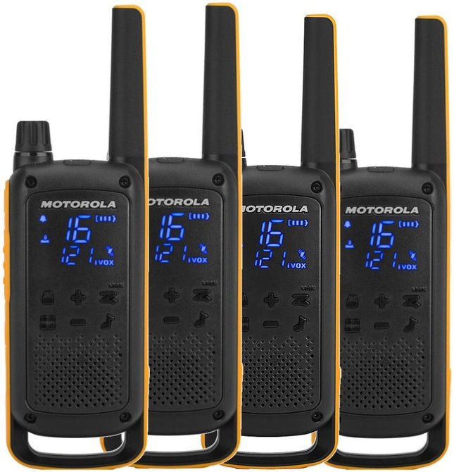 EAN 5031753007218 - Motorola Talkabout T82 Extreme Quad Pack two-way radios 16 canales Negro, Naranja imagen 1