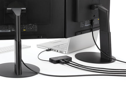 Startech.Com Mini Dock Usb A Displayport Doble Con Lan Gbe - 4k Doble De 60hz