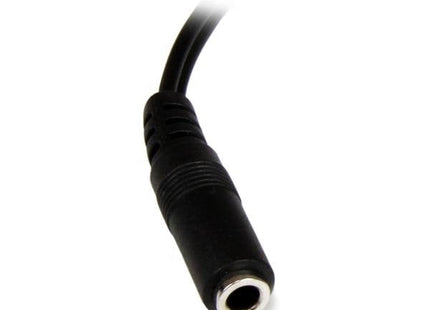 Startech Cable Adaptador Audio Estereo Jack 3,5mm A 2x Rca H/M 0.15m Negro Mufmrca