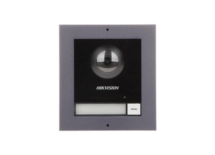 Estación De Puerta Modular Superficie Profesional Videoportero Ip Cámara 2mp Botón Ip65 2 Relés Entrada Alarma 4ch Hikvision