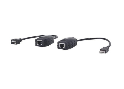 Extensor De Línea Usb Manhattan, Para Usar Con Cable De Red Cat5e (No Incluido),