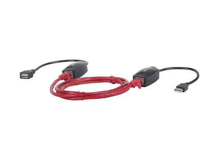 Extensor De Línea Usb Manhattan, Para Usar Con Cable De Red Cat5e (No Incluido),