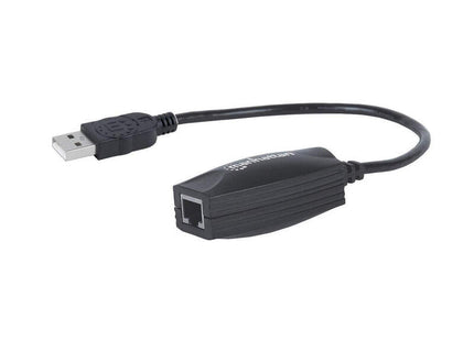 Extensor De Línea Usb Manhattan, Para Usar Con Cable De Red Cat5e (No Incluido),