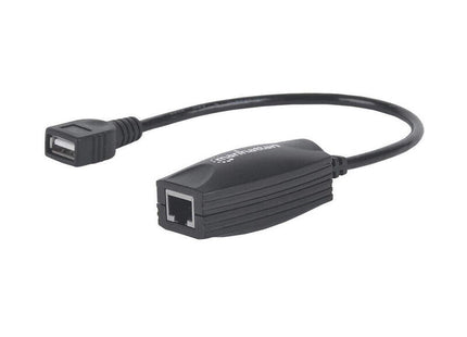 Extensor De Línea Usb Manhattan, Para Usar Con Cable De Red Cat5e (No Incluido),
