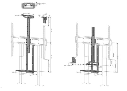 Neomounts By Newstar Kit De Barra De Vídeo Y Multimedia