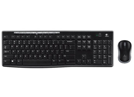 Teclado Húngaro Logitech Wireless Combo Mk270 Ratón Incluido Rf Inalámbrico Qwertz Negro