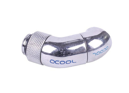 Alphacool 17059 Accesorio Para Manguera Conector De Manguera Latón Níquel, Plata 1 Pieza(S), Conexión Cromado, Conector De Manguera, 1/4", Macho/Hembra, Latón, Níquel, Plata