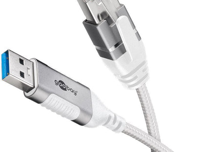 Goobay Ethernet-Adaptador Cable Usb-A 3.2 Gen1 > Rj-45, Slim 74377