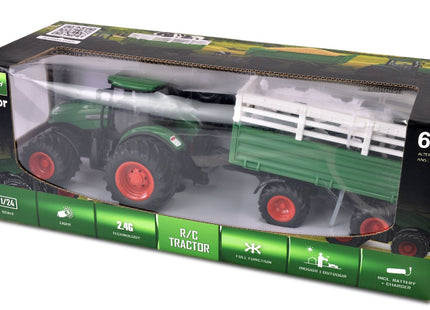 Amewi Rc Traktor Con Viehtransporter Liion 500mah Verde 6+