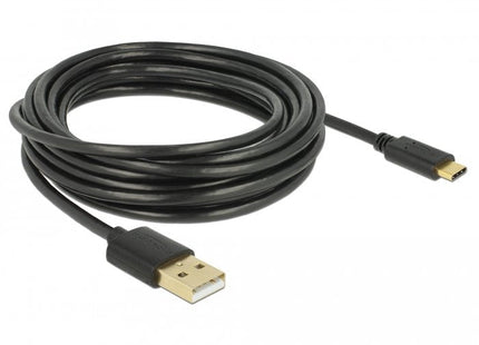 Delock Cable Usb 2.0 Typ-A Macho > Tipo-C 2.0 Macho 4,0 M Negro