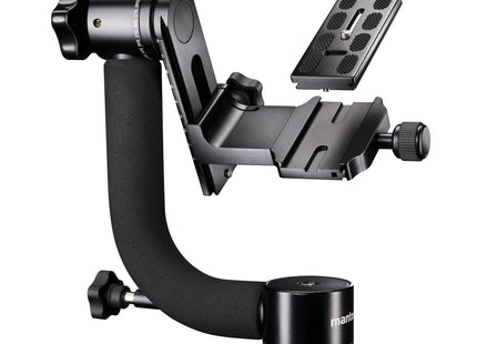 Mantona 20365 Cabeza De Tripode Negro