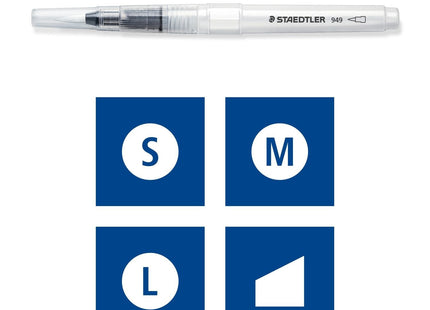 Staedtler Pinceles De Agua 949 Con Puntas Diferentes Blister -4ud-