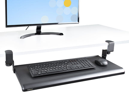 Startech.Com Teclado-Tray-Clamp1 Estacion De Trabajo Sentado O De Pie