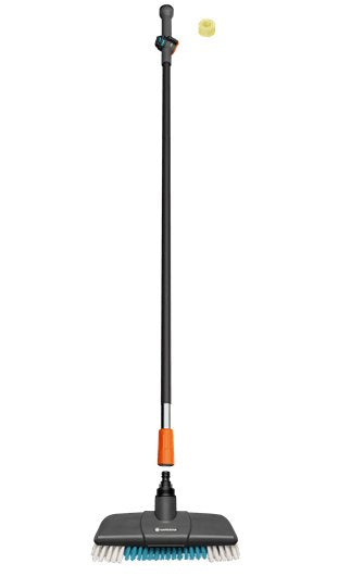 Set De Lavado Gardena Cleansystem  Suave Con Mango S, Cepillo Gris/Turquesa, Anchura Útil 27 Cm 18826-20