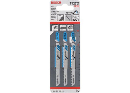 Bosch Professional Hoja De Sierra De Calar T 127 D Especial Para Aluminio, 100mm 5 Piezas 2608631017
