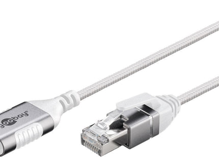 EAN 4040849743856 - Goobay 74385 cambiador de género para cable USB 3.1 type A RJ45 Blanco imagen 3