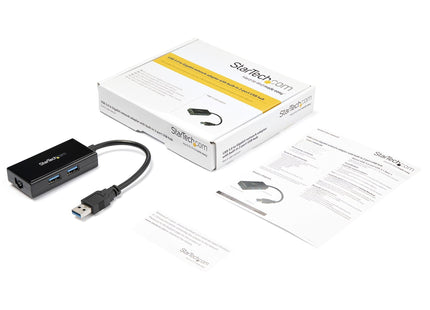 Startech Adaptador Red 1gbps Usb 3.0 Con Hub Usb