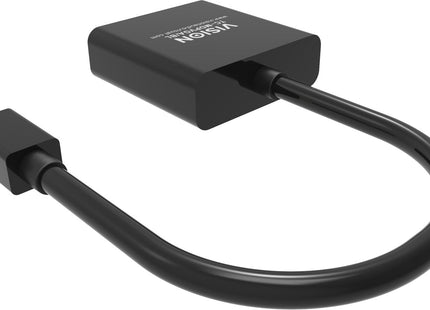 Vision Tc-Mdpvga/Bl Adaptador De Cable De Vídeo Mini Displayport Vga [D-Sub] Negro