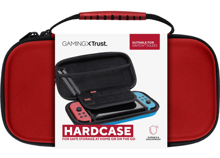 Estuche Rigido Para Nintendo Switch Trust Gxt1248 Bicolor: Rojo Y Azul 25418