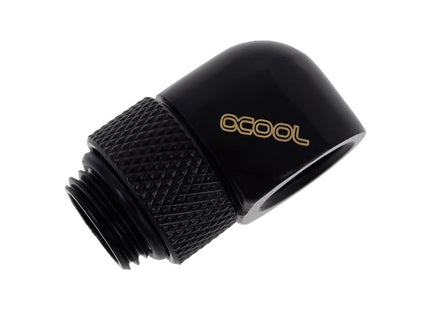 Racor L Alphacool Eiszapfen Giratorio Negro Giratorio/90â°/G1/4  Interior-Exterior 1011177
